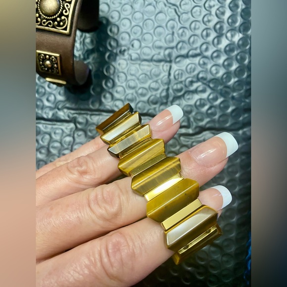 Rustic Cuff Brown & Gold Bracelet Bundle - Picture 4 of 8